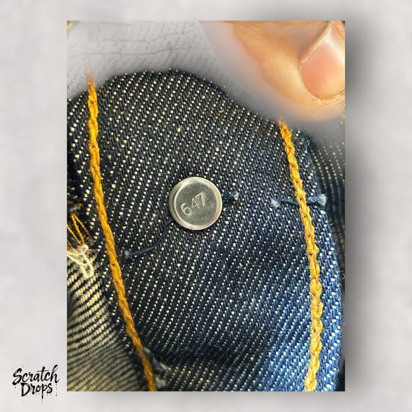 Vintage Levi’s 501xx Shrink-to-Fit Jeans Made In USA W58 L34 501 Deadstock NWT - Picture 4 of 6